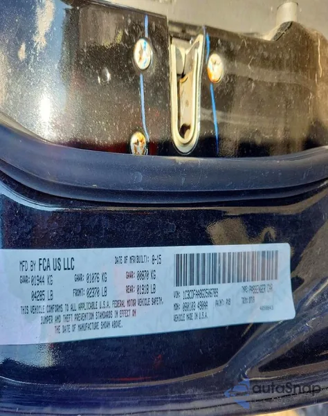 2016 Dodge Dart Se z USA, uszkodzony, nr VIN 1C3CDFAA8GD506789